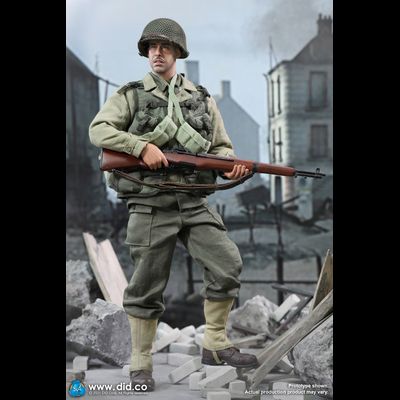 Рядовой Стэнли Меллиш ("Спасти рядового Райана") - КОЛЛЕКЦИОННАЯ ФИГУРКА 1/6 WWII US 2nd Ranger Battalion Series 6 – Private Mellish (A80155) - DID