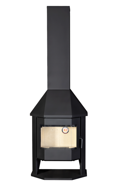 Камин Мюнхен Гигант черный / графит, Экокамин (Россия)