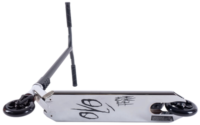 Трюковой самокат Tech Team Provokator 50 silver chrome/black снизу