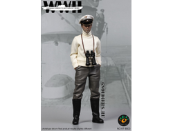 КАПИТАН ПОДВОДНОЙ ЛОДКИ - КОЛЛЕКЦИОННАЯ ФИГУРКА 1/6 German U-BOAT CAPTAIN (KT-8003) - Kings Toys