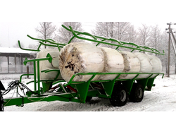 Полуприцеп для транспортировки рулонов самозагружающийся ПТРС-10 -1