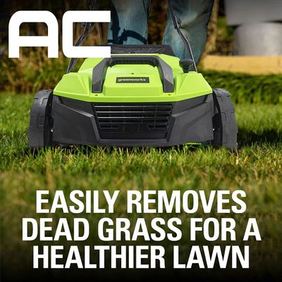 Электрический аэратор-скарификатор Greenworks GDT15