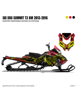 Наклейки на снегоход SKI DOO summit T3 2013 2014 2015 #4408-1