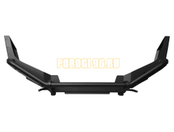 Передний силовой бампер серии Трофи на Nissan Patrol Y61 2004-2010 (02.009.13)