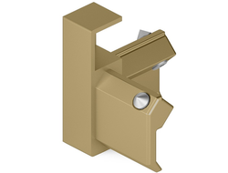 Уголки сборочные для полки с подстветкой ЗОЛОТО КРАЦОВАННОЕ   компл 4шт  DE0253.VS000.GLBAN.CN  ARISTO *