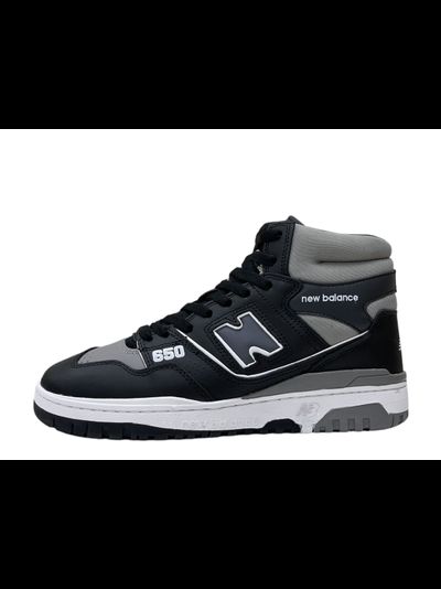 New Balance 650 Black Grey с мехом