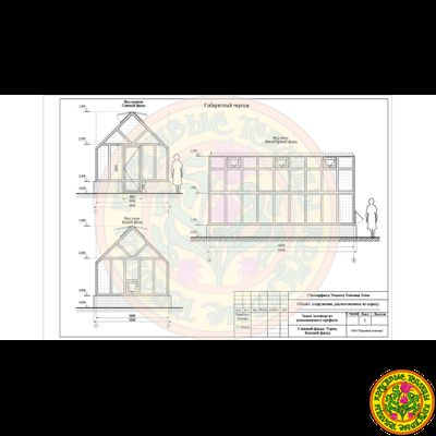 Базовая комплектация теплицы из стекла и алюминия ЧЕСТЕРФИЛД ЭТАЛОН размером 6000 х 3000 мм