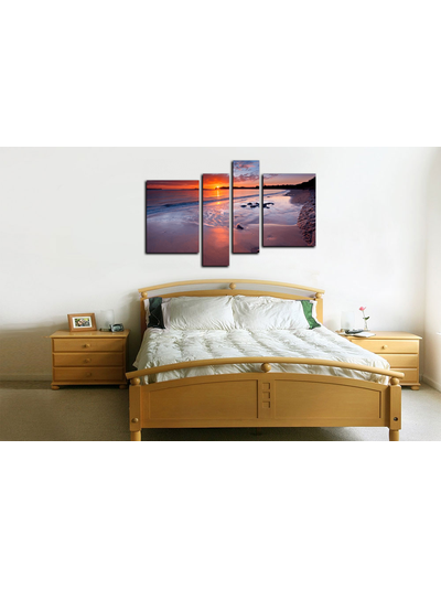 Модульная картина "Закат в раю"