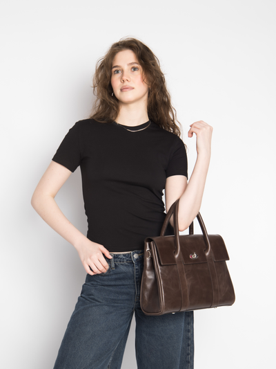 Деловая сумка Valenza Premium brown (арт. 5076-52)
