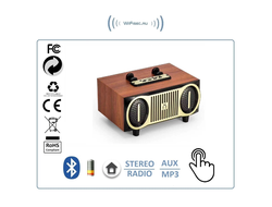 OneDer XM-6С  - Bluetooth колонка СТЕРЕО, радио FM, с аккумулятором, для использования в помещении