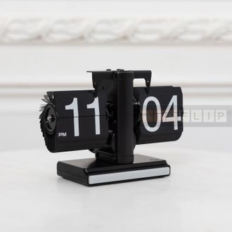 Настольные перекидные часы Air-flip logo led(с подсветкой основания )
