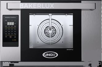 Шкаф пекарский UNOX XEFT-03HS-ELDV (панель LED, 3 листа 460х330мм с пароувлажнением, 2 ск-ти вент., подключение к воде)