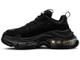 Кроссовки Balenciaga Triple S Sneaker Clear Sole Black