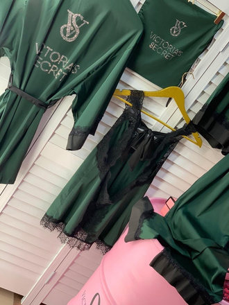 Домашняя одежда Виктория Сикрет 6в1 цвет зеленый