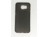 Защитная крышка силиконовая Samsung Galaxy S6, прозрачная, черная