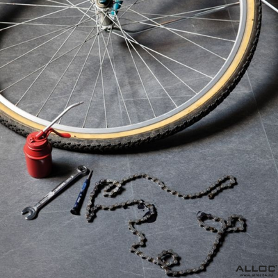 Ламинат Alloc Grand Avenue Stone Роут 66 в интерьере