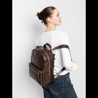 Женский кожаный рюкзак Albiate brown (арт. 3103-02)