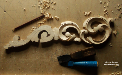 Резной декор ручная работа