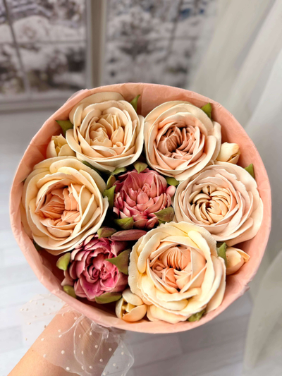 Цветы из зефира на День Матери