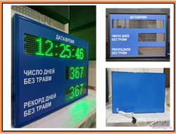 Электронное Табло уровня травматизма