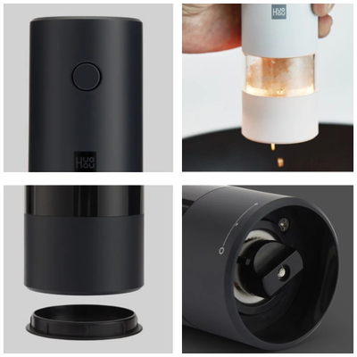 Мельница для специй электрическая с аккумулятором Xiaomi HuoHou Electric Grinder HU0200/201 White