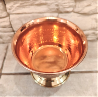 Медная креманка на латунной подставке. Россия All-coper.ru  арт.110