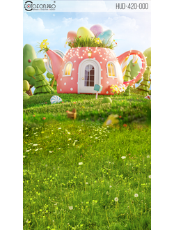 Фотофон виниловый «Пасхальный чайник»