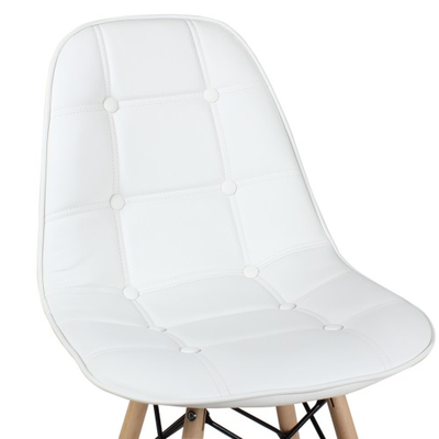 Дизайнерский стул «Квадро», WX-301 (белый)