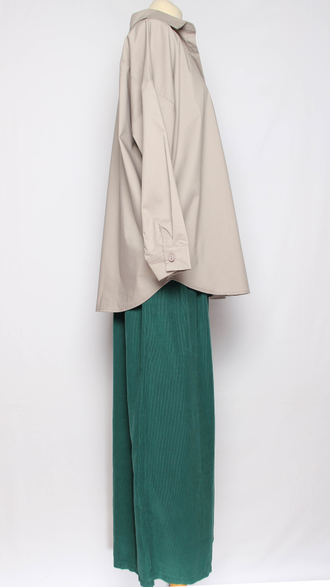 РУБАШКА "КЛАССИКА Карман" серо-бежевая р.50-60