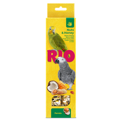 Rio палочки для крупных попугаев с орехами и медом, 180 г