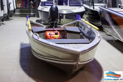 Тент на лодку САЛЮТ Realcraft 370 ( лекало в WELLBOAT 37 NEXT арт. 947, 856)