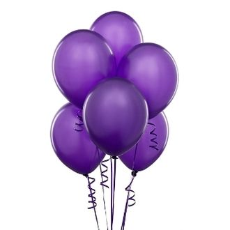 Шарики (Цвет-Фиолетовый) диаметр шаров 12&quot;(30см)