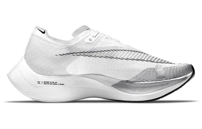Купить дышащие Кроссовки Nike ZoomX Vaporfly White Metallic Silver мужские CU4111-100 для бега