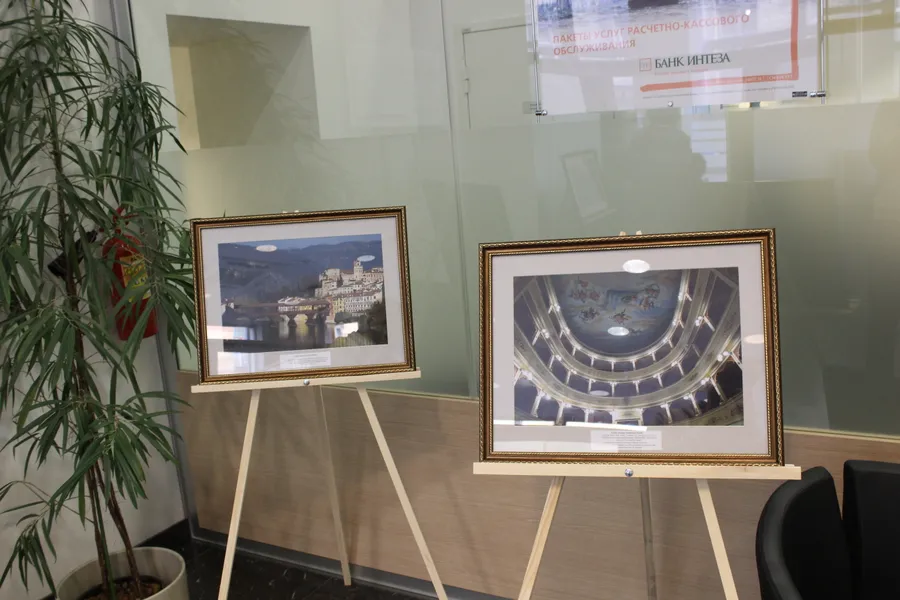 Фотовыставка Банк Интеза, организация и проведение выставки итальянского художника