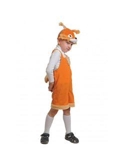 Бельчонок ткань-плюш