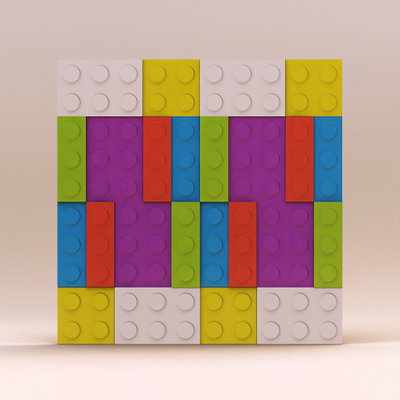 Гипсовая 3d панель "Конструктор"