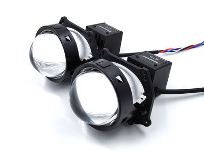 Билед модули Aozoom A10 24 вольта, 3.0 дюйма, 2 чипа, 5500К, 24V, 58W/66W, крепление 3R (комплект, 2шт)