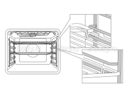 Направляющая для духового шкафа Gorenje, Hisense 827803