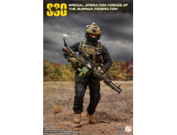 ПРЕДЗАКАЗ - Пулеметчик ССО РФ - Коллекционная ФИГУРКА 1/6 scale Special Operation Forces of The Russian Federation (SSO) (26075С) - Easy&Simple ?ЦЕНА: 26300 РУБ.?