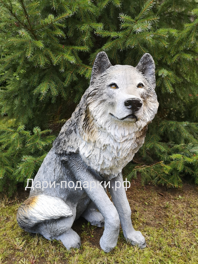 Волк  68*57см  6,5кг   полистоун Россия  5226/012026**