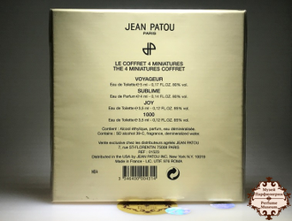 Jean Patou Collection The 4 miniatures coffret Limited Edition 1995 Винтажный набор парфюм миниатюра