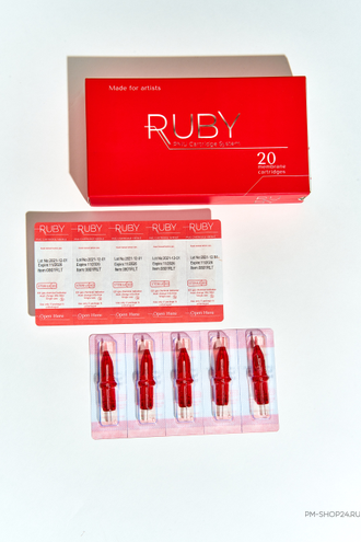 Картриджи Ruby 25/1 RLLT для перманентного макияжа в pm-shop24.ru