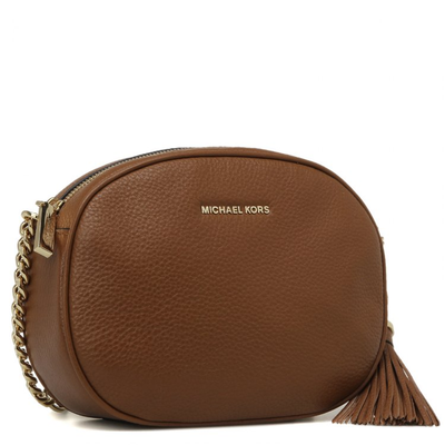 Клатч Michael Kors Leather Crossbody (Коричневый)
