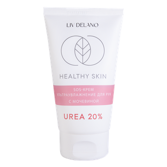 Liv Delano Healthy Skin SOS-Крем Ультраувлажнение для рук с мочевиной 20%, 150г