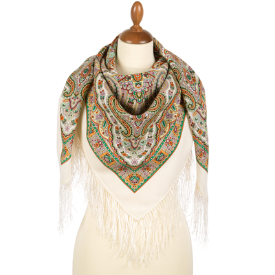 Павловопосадский платок Шёлковые травы 1894-1