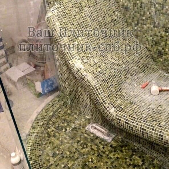 облицовка хамама мозаикой