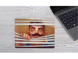 Коврик для мышки Привет Сосед/ Hello Neighbor №16