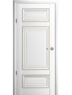 Дверь с покрытием винил "Версаль 2 белая "