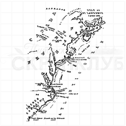 штамп "Фон. Старая карта"