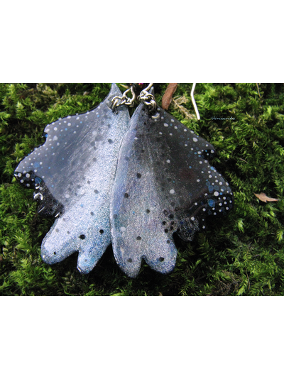 Серьги с крылышками Туманной Феи (маленькие; длина - 5,6 см)